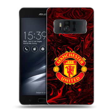 Силиконовый чехол на ASUS ZenFone AR с принтом Manchester United