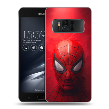 Силиконовый чехол на ASUS ZenFone AR с принтом Spiderman Человек паук Силиконовый чехол на ASUS ZenFone AR с принтом Spiderman Человек паук