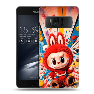 Силиконовый чехол на ASUS ZenFone AR с принтом Labubu Лабубу Силиконовый чехол на ASUS ZenFone AR с принтом Labubu Лабубу