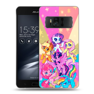 Силиконовый чехол на ASUS ZenFone AR с принтом My little pony Дружба чудо Силиконовый чехол на ASUS ZenFone AR с принтом My little pony Дружба чудо