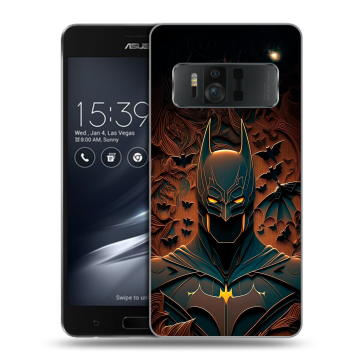 Силиконовый чехол на ASUS ZenFone AR с принтом Batman Бэтмен