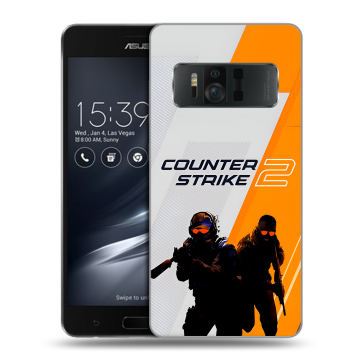Силиконовый чехол на ASUS ZenFone AR с принтом Counter Strike