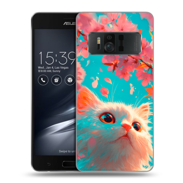 Силиконовый чехол на ASUS ZenFone AR с принтом Красивый кот