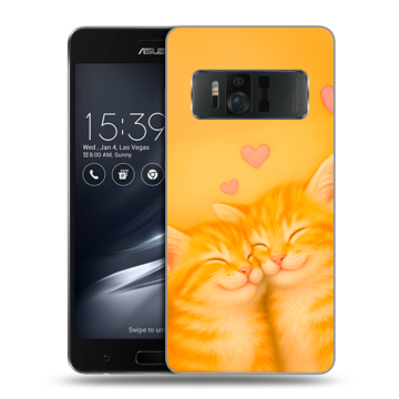 Силиконовый чехол на ASUS ZenFone AR с принтом Милые котята Силиконовый чехол на ASUS ZenFone AR с принтом Милые котята