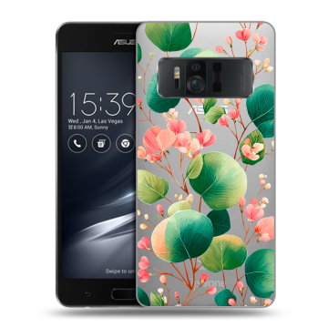 Силиконовый чехол на ASUS ZenFone AR с принтом женский