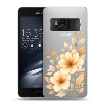 Силиконовый чехол на ASUS ZenFone AR с принтом для девушки
