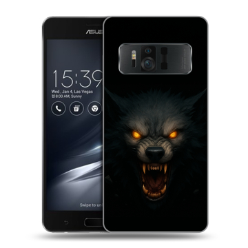 Силиконовый чехол на ASUS ZenFone AR с принтом Волк