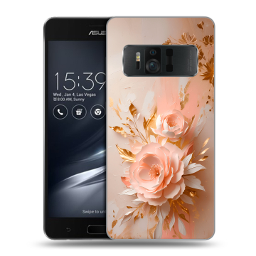 Силиконовый чехол на ASUS ZenFone AR с принтом женский