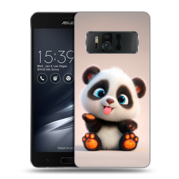 Силиконовый чехол на ASUS ZenFone AR с принтом милая панда