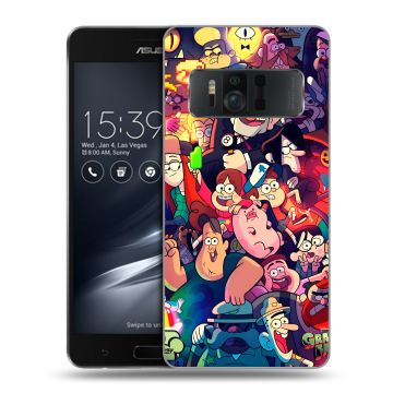 Силиконовый чехол на ASUS ZenFone AR с принтом Gravity Falls Гравити Фолз