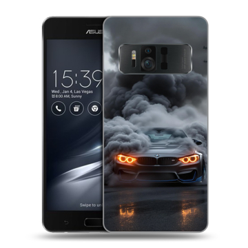 Силиконовый чехол на ASUS ZenFone AR с принтом BMW БМВ