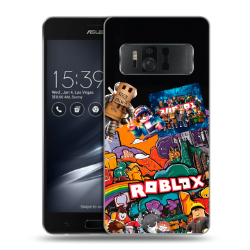 Силиконовый чехол на ASUS ZenFone AR с принтом Roblox Роблокс Силиконовый чехол на ASUS ZenFone AR с принтом Roblox Роблокс