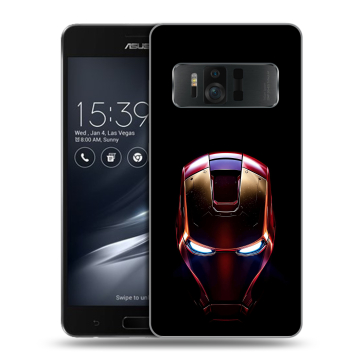 Силиконовый чехол на ASUS ZenFone AR с принтом IronMan Железный человек Силиконовый чехол на ASUS ZenFone AR с принтом IronMan Железный человек