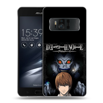 Силиконовый чехол на ASUS ZenFone AR с принтом Death note Тетрадь смерти