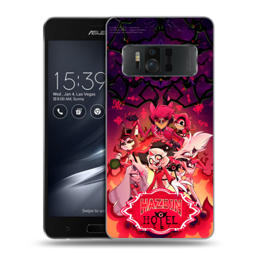 Силиконовый чехол на ASUS ZenFone AR с принтом Hazbin Hotel Отель Хазбин Силиконовый чехол на ASUS ZenFone AR с принтом Hazbin Hotel Отель Хазбин