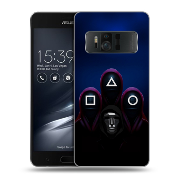 Силиконовый чехол на ASUS ZenFone AR с принтом Игра Кальмара