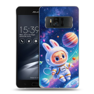 Силиконовый чехол на ASUS ZenFone AR с принтом Labubu Лабубу