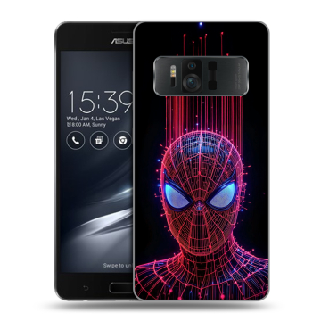 Силиконовый чехол на ASUS ZenFone AR с принтом Spiderman Человек паук