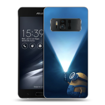 Силиконовый чехол на ASUS ZenFone AR с принтом Миньоны Силиконовый чехол на ASUS ZenFone AR с принтом Миньоны