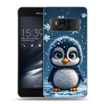 Силиконовый чехол на ASUS ZenFone AR с принтом Новый год