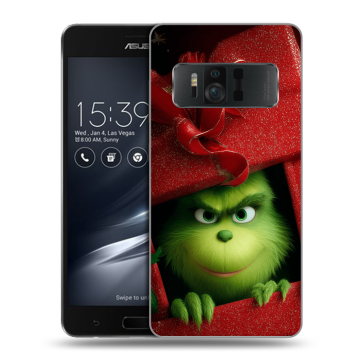 Силиконовый чехол на ASUS ZenFone AR с принтом Новый год