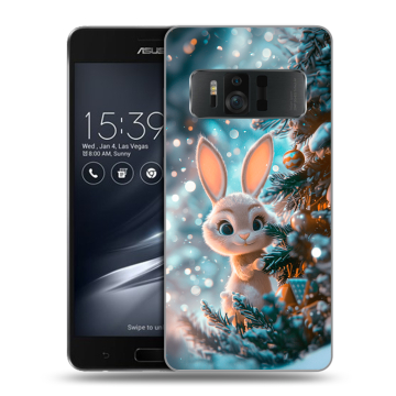Силиконовый чехол на ASUS ZenFone AR с принтом Новый год