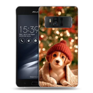 Силиконовый чехол на ASUS ZenFone AR с принтом Новый год