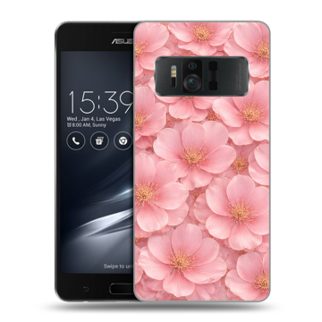 Силиконовый чехол на ASUS ZenFone AR с принтом женский