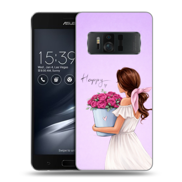 Силиконовый чехол на ASUS ZenFone AR с принтом женский Силиконовый чехол на ASUS ZenFone AR с принтом женский
