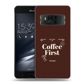 Силиконовый чехол на ASUS ZenFone AR с принтом женский