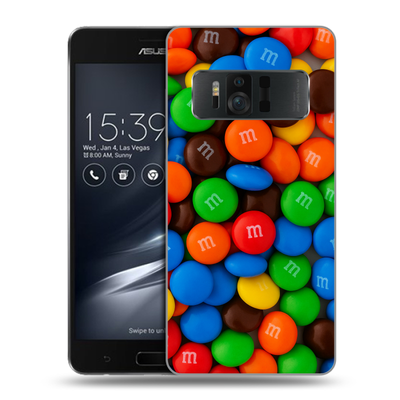 Пластиковый чехол на ASUS ZenFone AR с принтом Конфеты Пластиковый чехол на ASUS ZenFone AR с принтом Конфеты