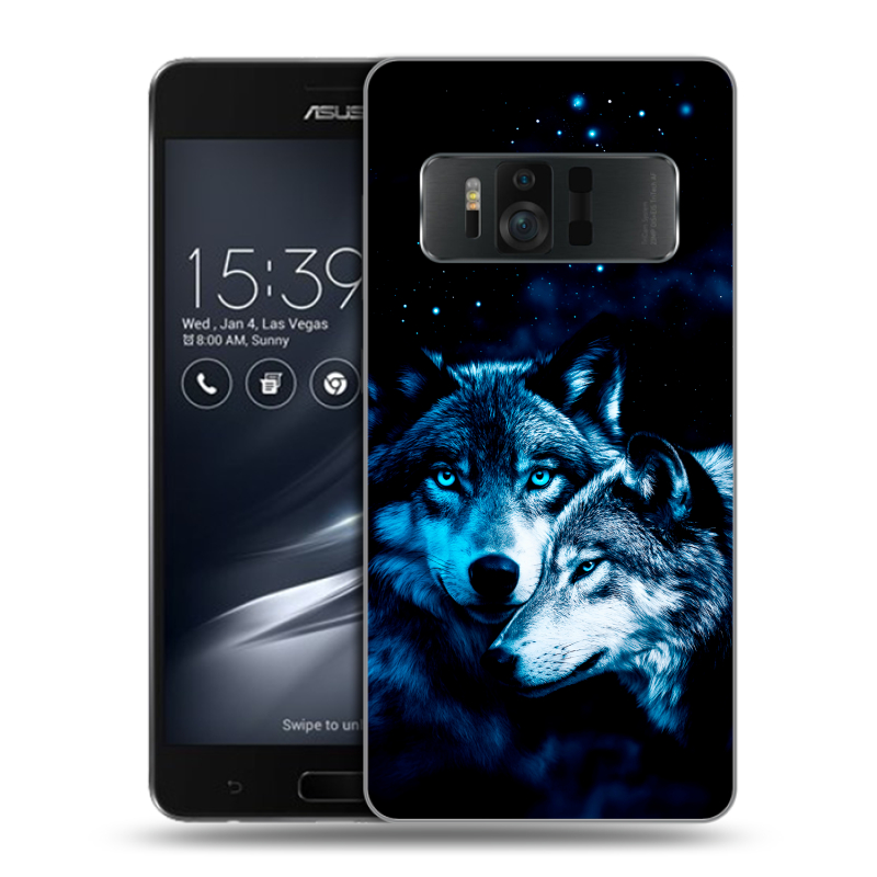 Пластиковый чехол на ASUS ZenFone AR с принтом Волки Пластиковый чехол на ASUS ZenFone AR с принтом Волки