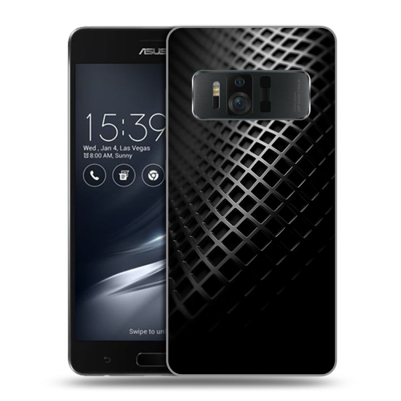 Пластиковый чехол на ASUS ZenFone AR с принтом Текстура металла Пластиковый чехол на ASUS ZenFone AR с принтом Текстура металла