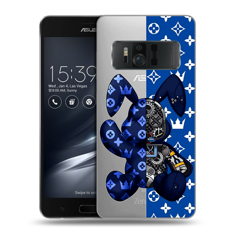 Силиконовый чехол на ASUS ZenFone AR с принтом Луи робот Силиконовый чехол на ASUS ZenFone AR с принтом Луи робот