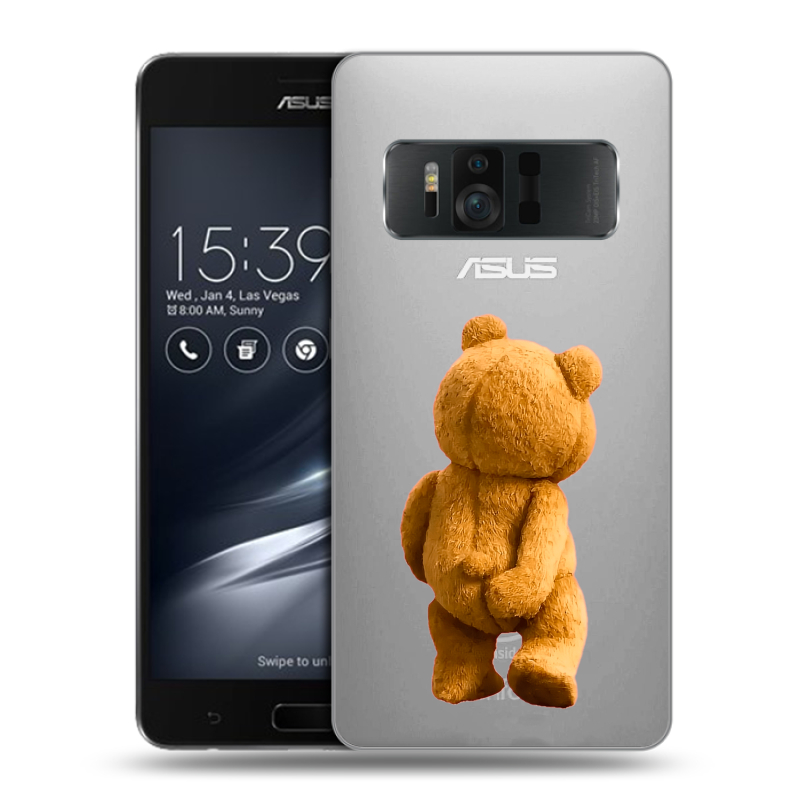 Силиконовый чехол на ASUS ZenFone AR с принтом Медведь Силиконовый чехол на ASUS ZenFone AR с принтом Медведь