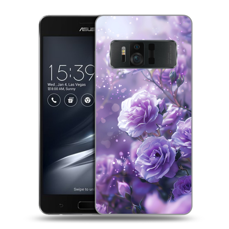 Силиконовый чехол на ASUS ZenFone AR с принтом Розы цветы Силиконовый чехол на ASUS ZenFone AR с принтом Розы цветы