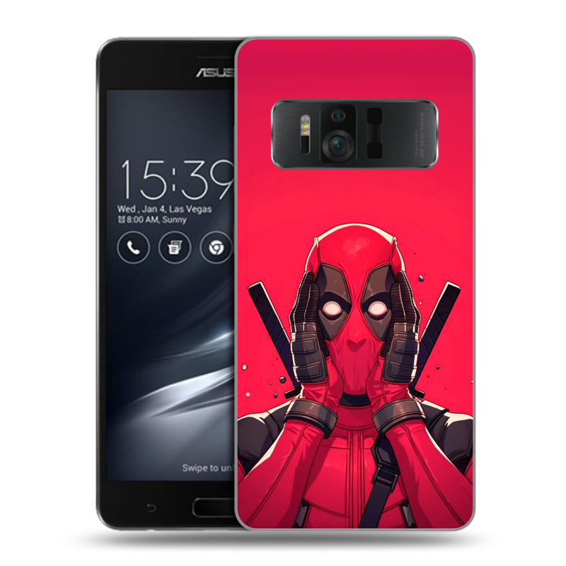Силиконовый чехол на ASUS ZenFone AR с принтом Дедпул Deadpool Силиконовый чехол на ASUS ZenFone AR с принтом Дедпул Deadpool