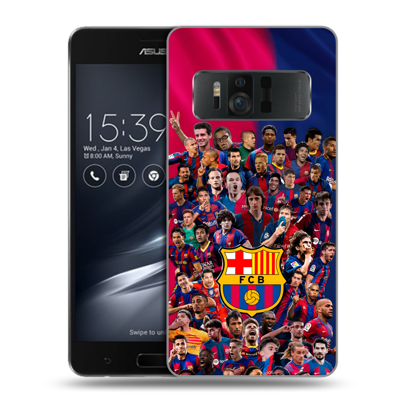Пластиковый чехол на ASUS ZenFone AR с принтом Барселона Barcelona Пластиковый чехол на ASUS ZenFone AR с принтом Барселона Barcelona