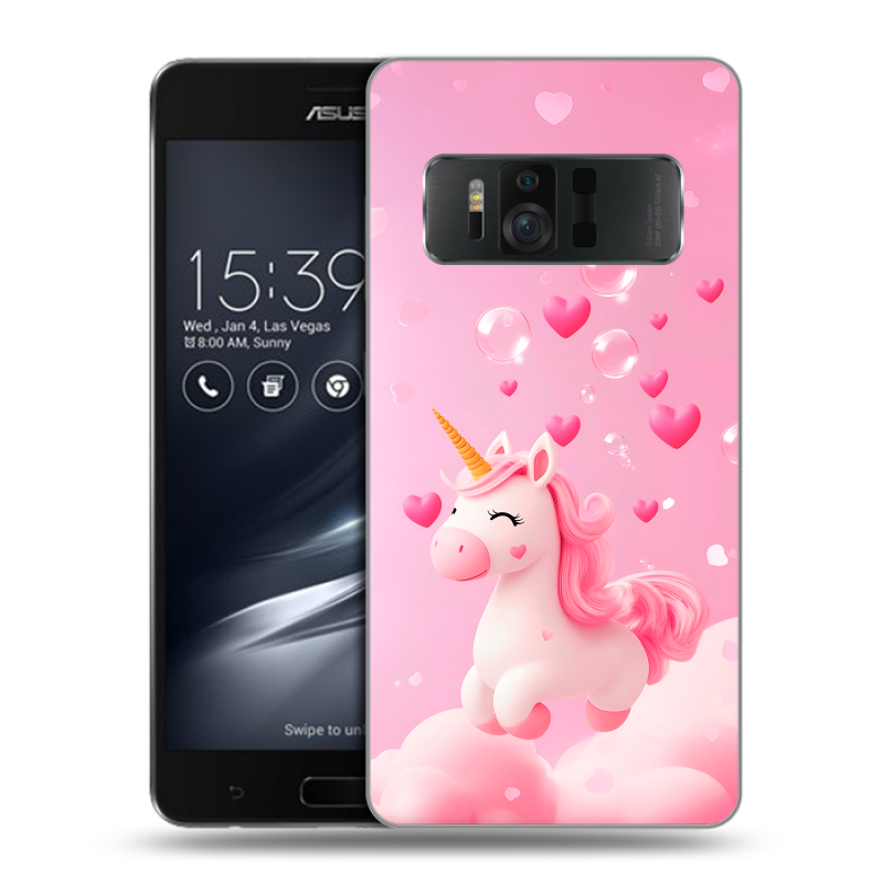 Силиконовый чехол на ASUS ZenFone AR с принтом Единорог Силиконовый чехол на ASUS ZenFone AR с принтом Единорог