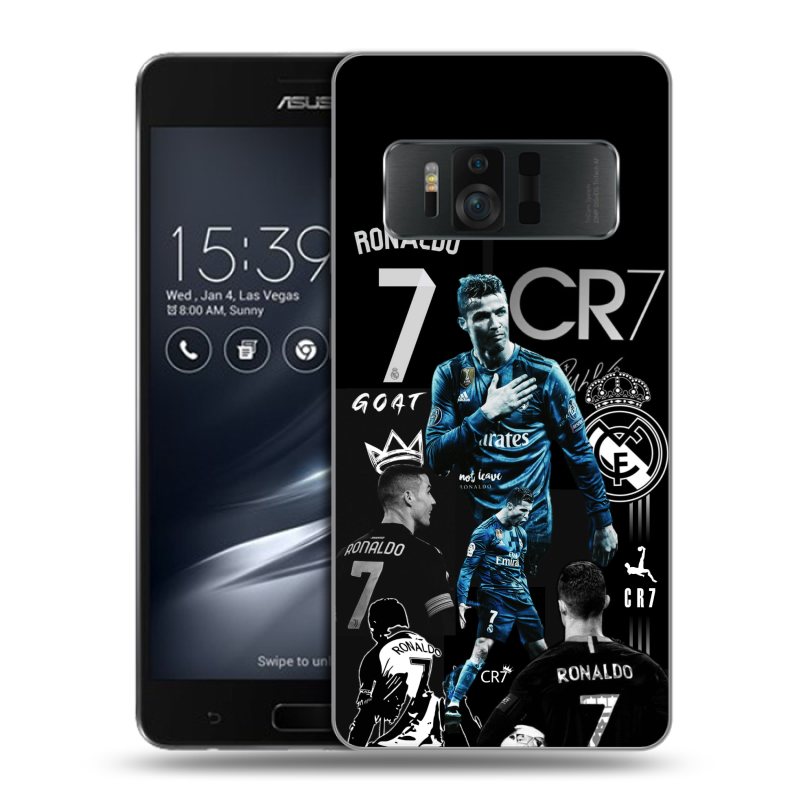 Силиконовый чехол на ASUS ZenFone AR с принтом Реал Роналдо Силиконовый чехол на ASUS ZenFone AR с принтом Реал Роналдо