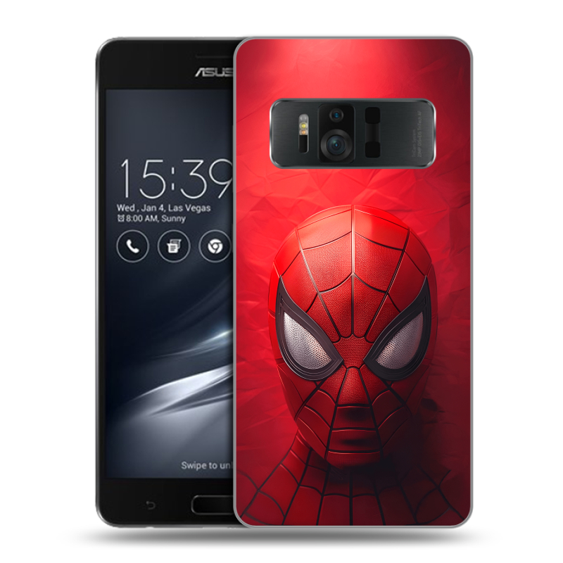 Пластиковый чехол на ASUS ZenFone AR с принтом Spiderman Человек паук Пластиковый чехол на ASUS ZenFone AR с принтом Spiderman Человек паук