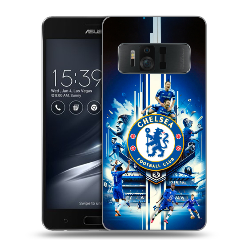Пластиковый чехол на ASUS ZenFone AR с принтом Chelsea Челси Пластиковый чехол на ASUS ZenFone AR с принтом Chelsea Челси