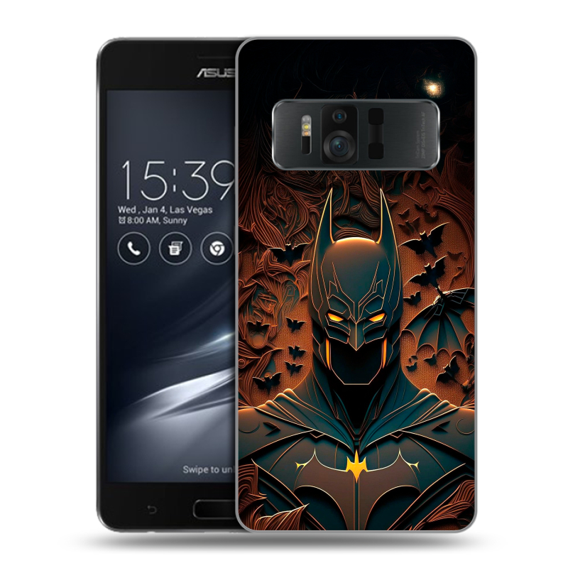 Силиконовый чехол на ASUS ZenFone AR с принтом Batman Бэтмен Силиконовый чехол на ASUS ZenFone AR с принтом Batman Бэтмен