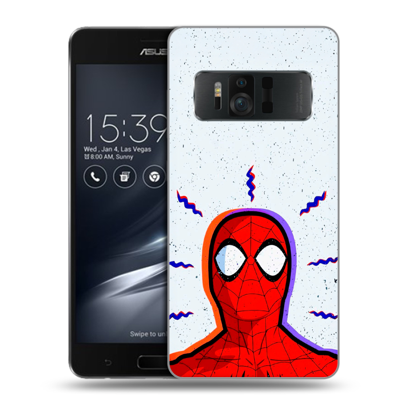 Силиконовый чехол на ASUS ZenFone AR с принтом Spiderman Человек паук Силиконовый чехол на ASUS ZenFone AR с принтом Spiderman Человек паук