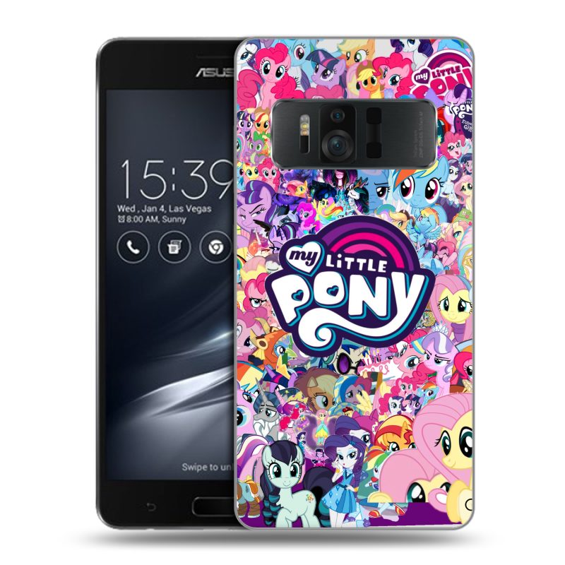 Силиконовый чехол на ASUS ZenFone AR с принтом My little pony Дружба чудо Силиконовый чехол на ASUS ZenFone AR с принтом My little pony Дружба чудо