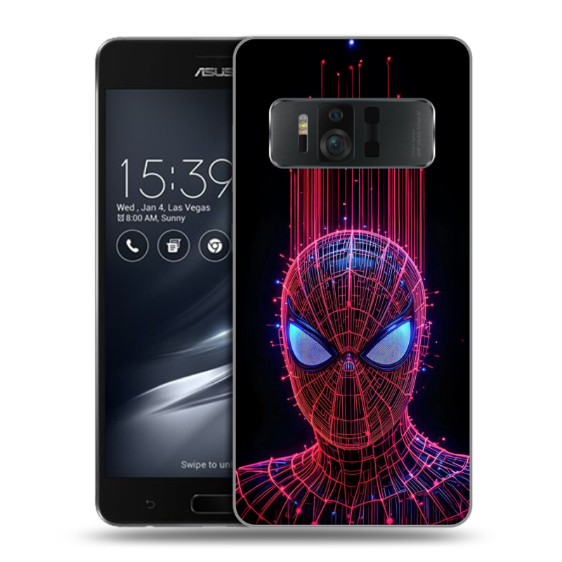 Силиконовый чехол на ASUS ZenFone AR с принтом Spiderman Человек паук Силиконовый чехол на ASUS ZenFone AR с принтом Spiderman Человек паук