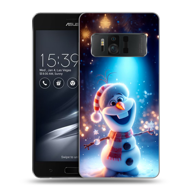 Пластиковый чехол на ASUS ZenFone AR с принтом Новый год Пластиковый чехол на ASUS ZenFone AR с принтом Новый год