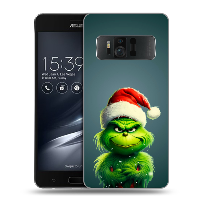 Силиконовый чехол на ASUS ZenFone AR с принтом Новый год Силиконовый чехол на ASUS ZenFone AR с принтом Новый год