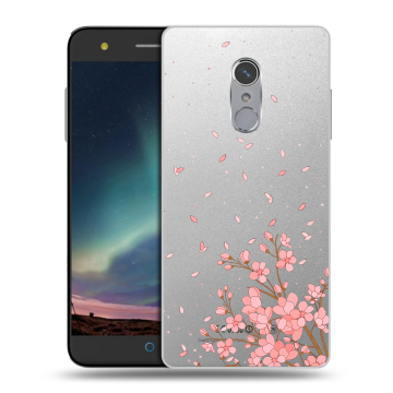 Силиконовый чехол на ZTE Blade V7 Plus с принтом Ветка сакуры Силиконовый чехол на ZTE Blade V7 Plus с принтом Ветка сакуры
