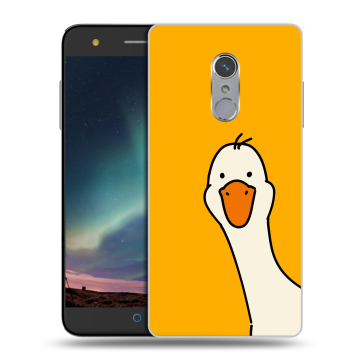 Силиконовый чехол на ZTE Blade V7 Plus с принтом Утка Силиконовый чехол на ZTE Blade V7 Plus с принтом Утка